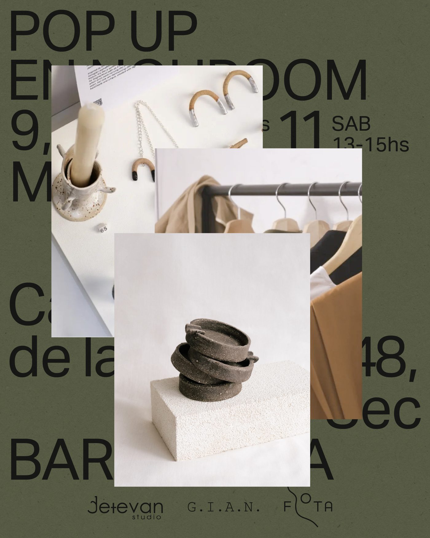 Pieza del pop-up en NouRoom con cerámica