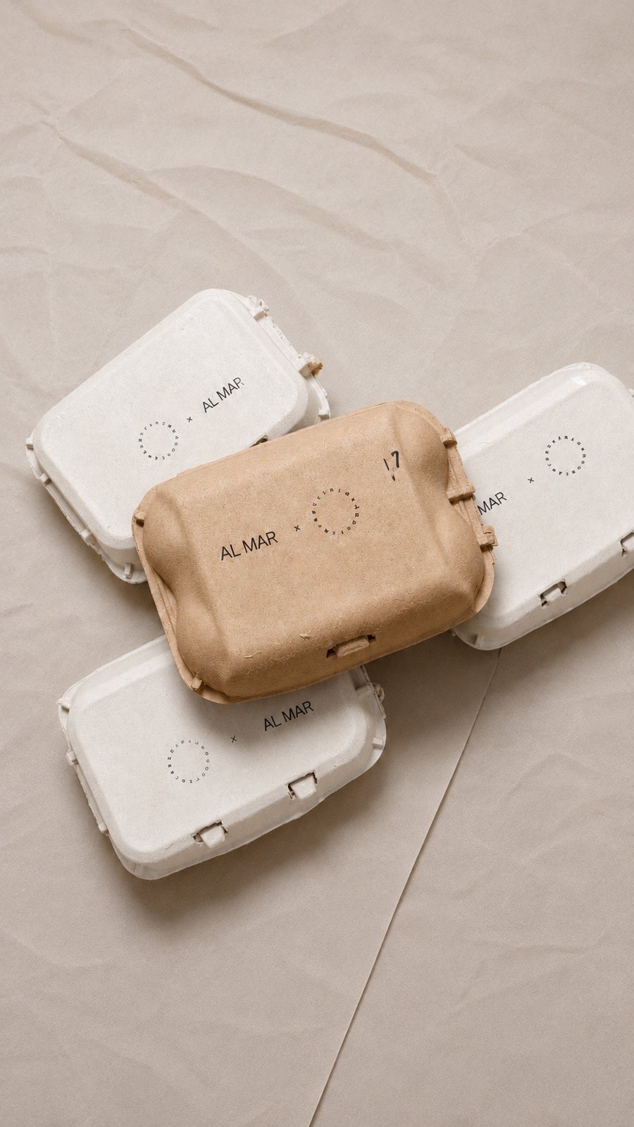 Cajas de AL MAR con anillo de porcelana