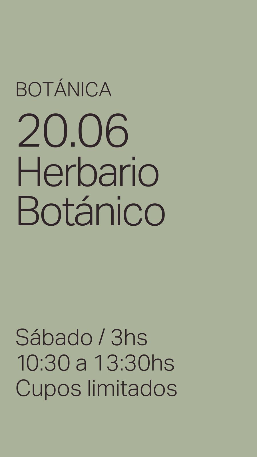 Herbario botánico